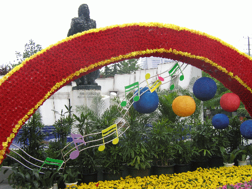 Geschm�cktes Denkmal